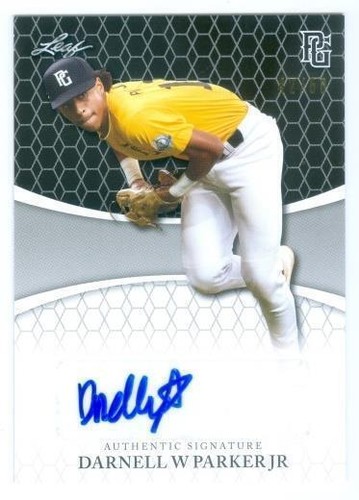 2022 Leaf Perfect Game National Showcase - Darnell W Parker Jr #BA-DPJ