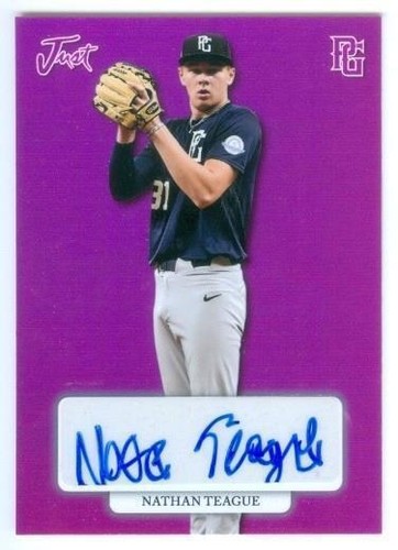 2022 Leaf Perfect Game National Showcase - Nathan Teague #GA-NT1