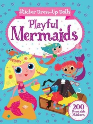 Playful Mermaids: 200 Reusable Stickers!