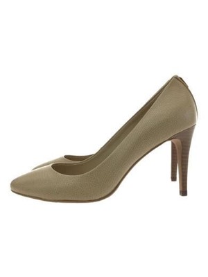Coach Coach Pumps 37.5 Beige Q6786 Solid Color DSa99