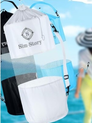Sim-Story Selective Boat Trash Can - Dual Compartment, Boating, Camping, Fishing