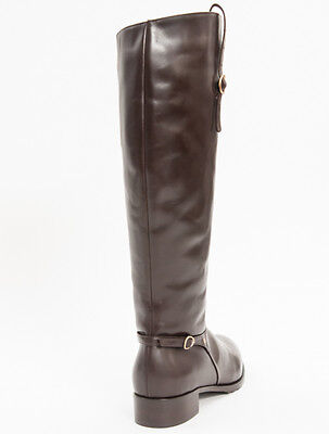 Pre-owned A.pugachova Brown Leather Made In Italy Boots With Fur Size 39 Us 9