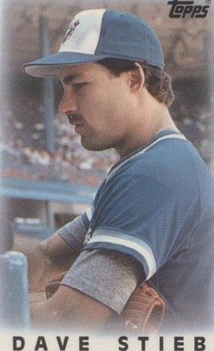 1986 Topps League Leader Minis - Dave Stieb #36