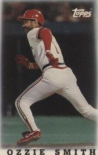 1988 Topps League Leaders Minis - Ozzie Smith #72