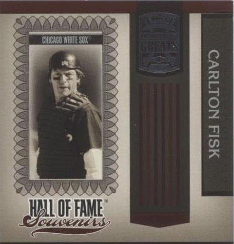 2005 Donruss Greats - Carlton Fisk #HOFS-12