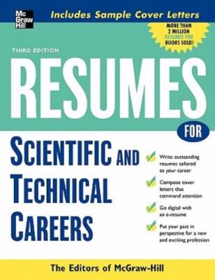 Resumes For Scientific And Technical Careers