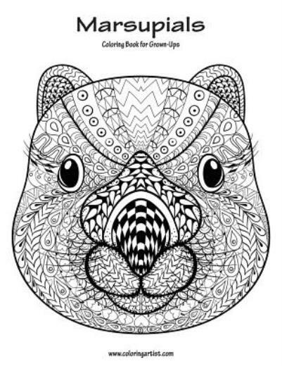 Marsupials Coloring Book For Grown-Ups 1