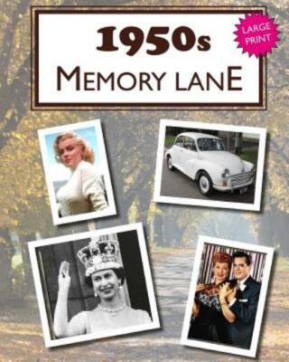 1950S Memory Lane: Large Print Book For Dementia Patients