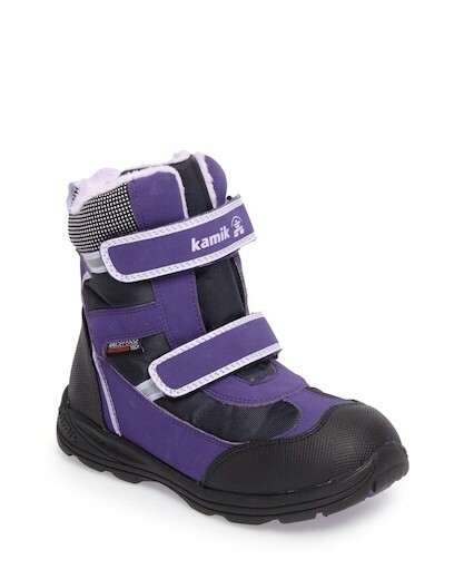 Kamik Slate Kids Girls Purple Winter Snow Boots sz. 7 ( EU 24 )