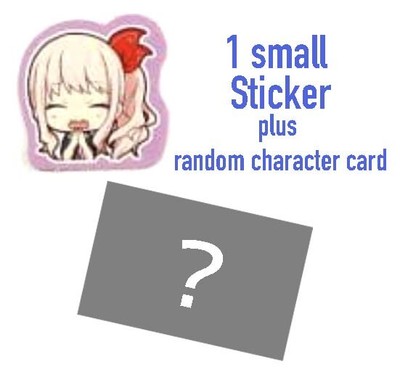 Mizuki small sticker with Secret Character card pack:Project Sekai