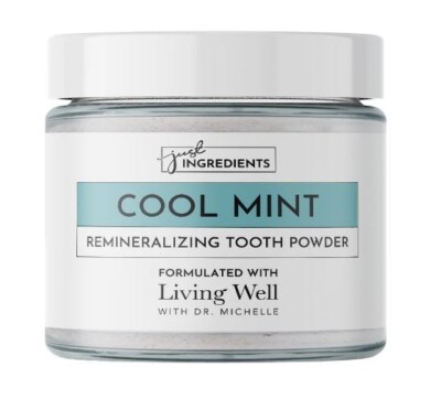 Tooth Powder-Cool Mint-Remineralizing-Just Ingredients-Living Well