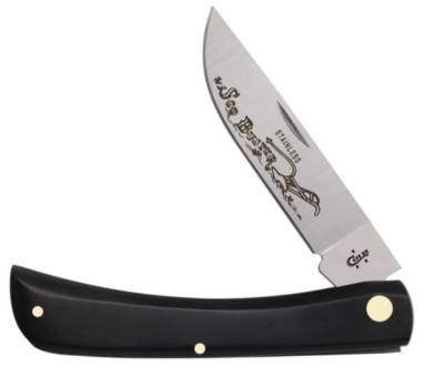 CASE --Jet-Black Synthetic Sod Buster  #00092