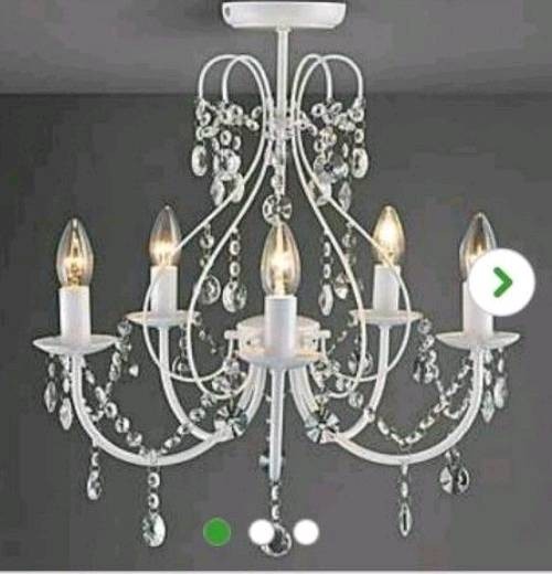 Minori White Ceiling Chandelier Brand New From Dunelm In Barnes London Gumtree