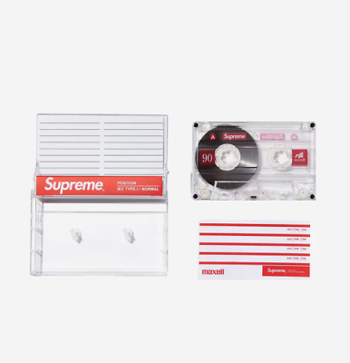Supreme x Maxell Cassette Tapes Clear (Pack of 5) - 23FW