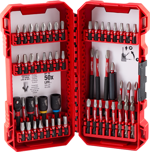 Milwaukee Tool 48-32-4010 54 Pc. Shockwave Impact Duty Driver Bit Set