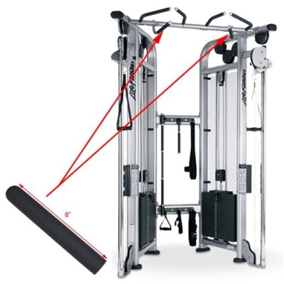 Brand New Life Fitness CMDAP Platinum Color Dual Adjustable Pulley