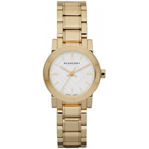 Burberry watch BU9203 Ladies Gold ION Platted THE CITY 26mm