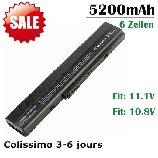 A32-K55 Batterie Pour Asus A42n A42ja A42jy A42jb A42jz A42jc A42de A42jk A42dq