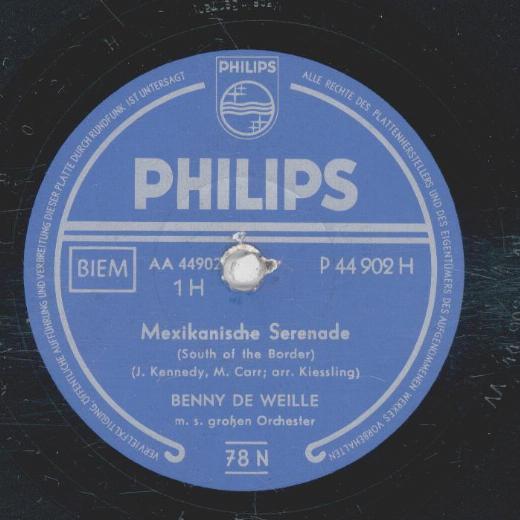 Benny de Weille - Mexikanische Serenade / Sonnenuntergang in Kanada