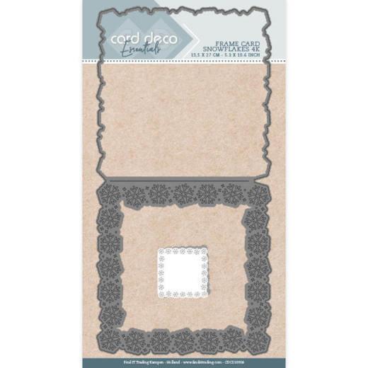 Card Deco - Stanzschablone - Karten - Schneeflocken