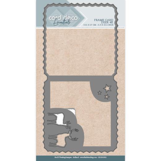 Card Deco - Stanzschablone - Karten - Hirsch Rahmen Quadrat