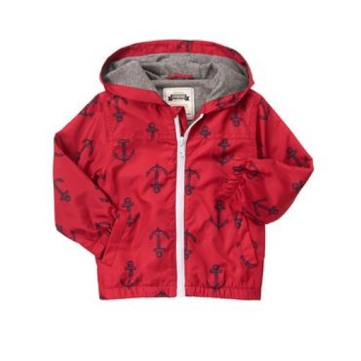 

NWT Gymboree Морская ветровка с капюшоном и ветровкой для мальчиков 5 лет, True red