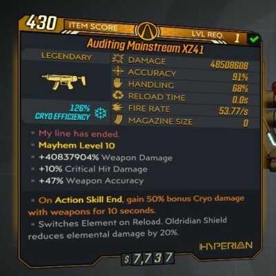 Borderlands 3 [MODDED WEAPONS] Guns [Buy 2 Get 1 Free!] BL3 Guns [All Platforms]