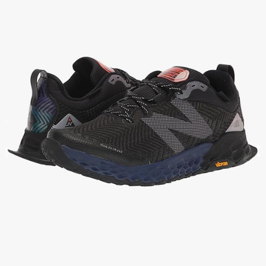 Pre-owned New Balance 197 Balance Women's Fresh Foam Hierro V6 Running Shoe, Black/night Tide, 6w