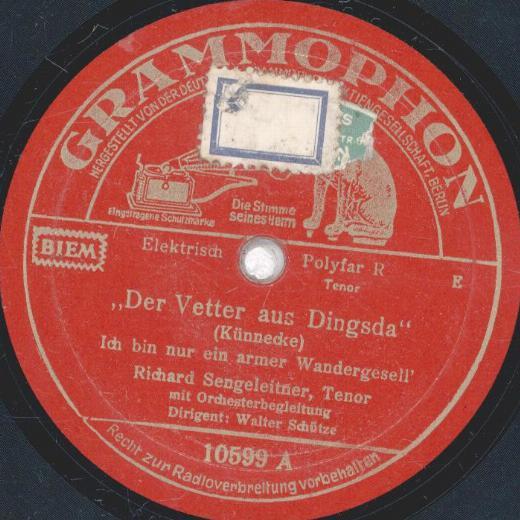 Richard Sengeleitner - Der Vetter aus Dingsda / Der Vogelhändler
