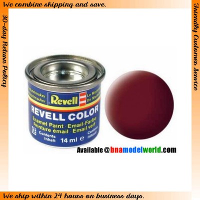 Revell 32137 Enamel Paint Colour Matt Reddish Brown 14ml