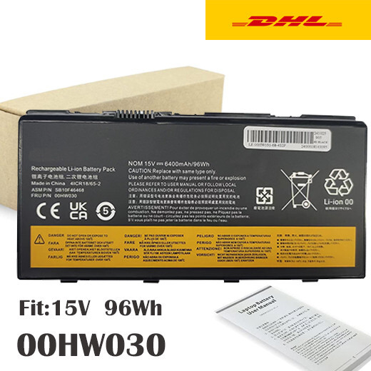96wh 00hw030 Sb10f46468 01av451 Akku FÃ¼R Lenovo Thinkpad P70 P71 20er 20hk