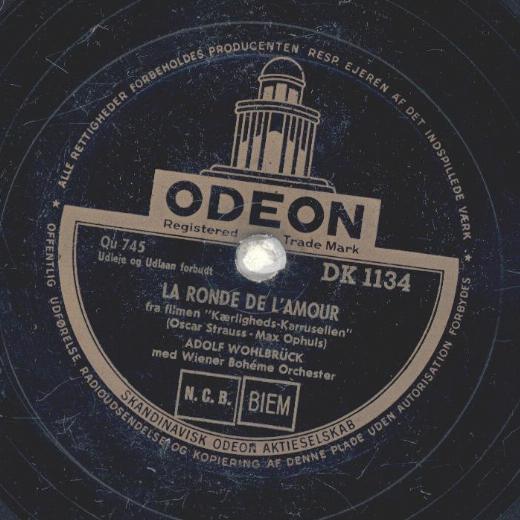 Adolf Wohlbrück / Berliner Symphoniker: Walter Liebe - La Ronde de L'amour / Val