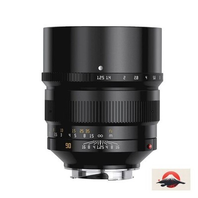 TTARTISAN 90mm F/1.25 M Mount Lika M Black Lens Ensemble 2 Year warranty