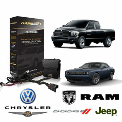 REMOTE START SYSTEM FOR DODGE RAM 1500 2009-2012 FLASHLOGIC PLUG N PLAY FLRSCH4