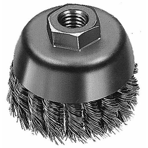 Milwaukee 48-52-5040  3 In. Knot Wire Cup Brush - Carbon Steel