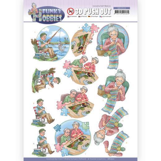 3D-Stanzbogen - Yvonne Creations - Funky Hobbies - Hobbies