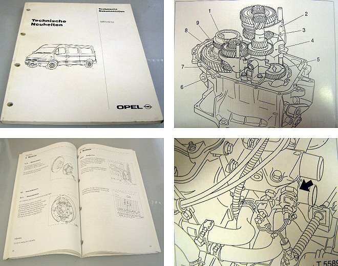 Opel Movano Technische Neuheiten Modelljahr 1999 Werkstatthandbuch
