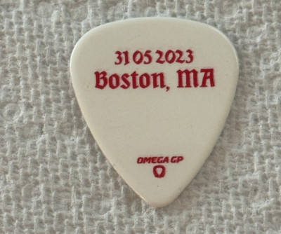 Hollywood Vampires Joe Perry Guitar Pick Johnny Depp 31 05 2023 Boston, MA Show