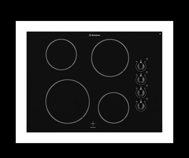 Westinghouse Whc742ba 70cm Ceramic 4 Zone Cooktop Cooktops