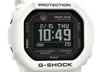 Pre-owned G-shock Casio  G-squad Digital Smartphone Link Bluetooth Dw-h5600-7 Mens Watch