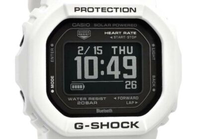 Pre-owned Casio G-shock Black Dial Solar Sports 200m Men's Watch Dw-h5600-7