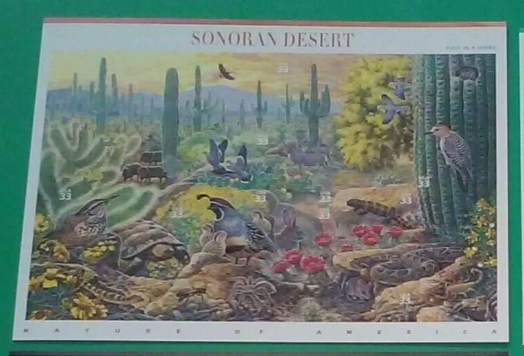 Complete Set of 12 NATURE OF AMERICA Sheets US Postage Stamps USA Sc 3293 - 4474