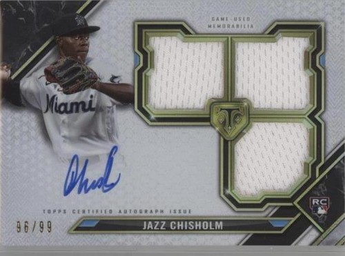 2021 Topps Triple Threads - Jazz Chisholm #RFPAR-JCH