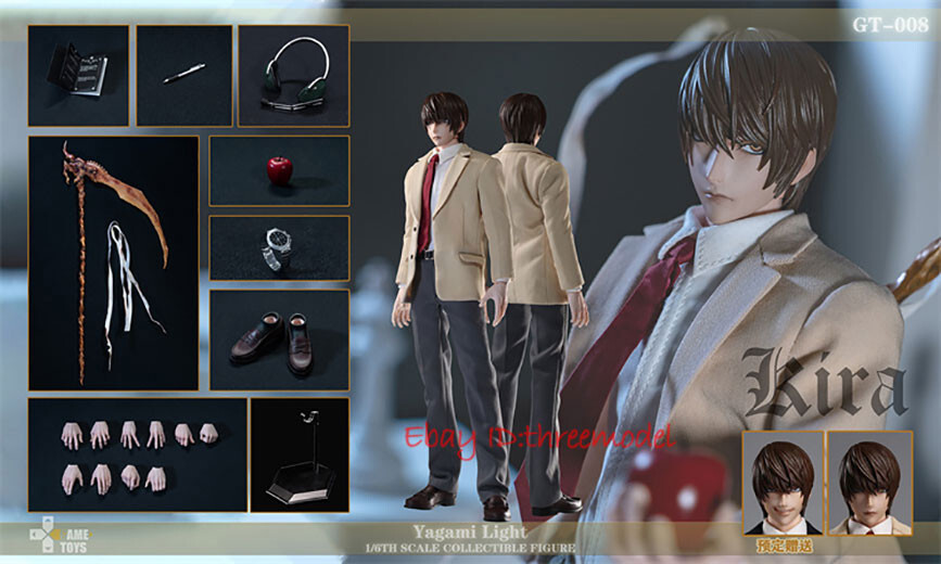 GAMETOYS 1/6 GT-008UP DEATH NOTE Yagami Light KIRA PVC