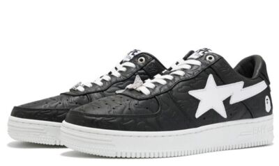 A Bathing Ape ''Bape Sta #3'' Black 1J80-191-052  NEW