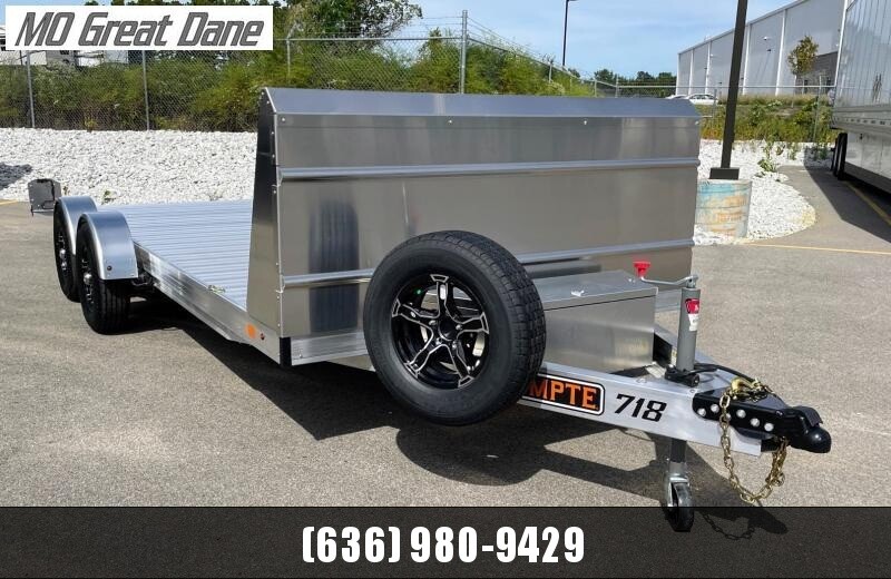2023 Timpte 18' Hydraulic Tilt Car Trailer New Timpte 18' Hydraulic