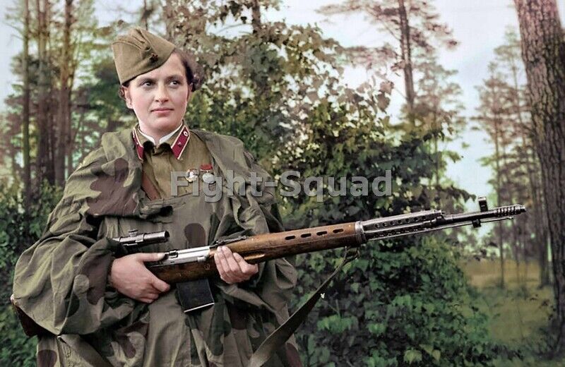 WW2 Picture Photo Lyudmila Pavlichenko 309 kills most successful sniper 3366
