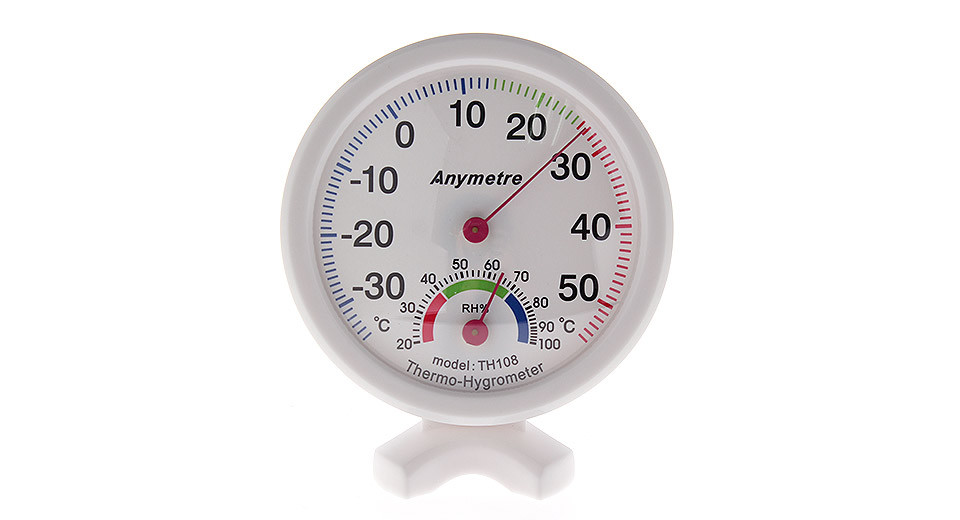 Termometro Igrometro Analogico Interno Esterno Temperatura Umidita' Th108 Linq