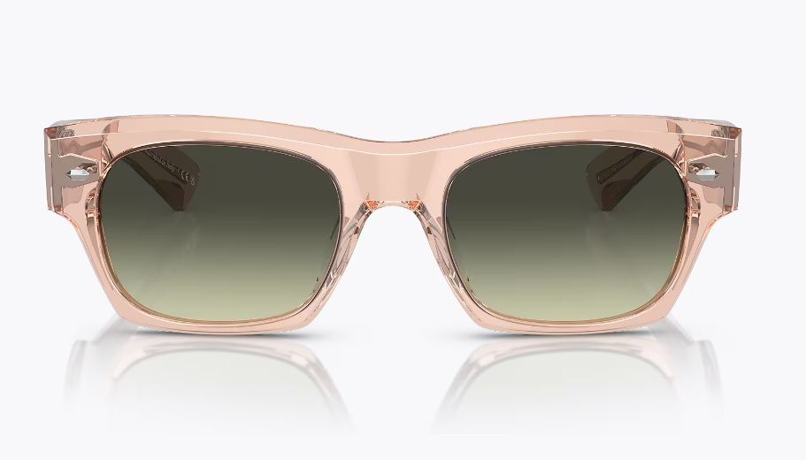 Pre-owned Oliver Peoples Kasdan Ov5514su 1758bh Champagne Quartz/g-15 Gradient Sunglasses