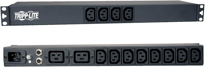 14 Outlet 1U Rack Mount PDU for Network Server Racks 100-240V 16A C13 C19 C20 PDU12IEC
